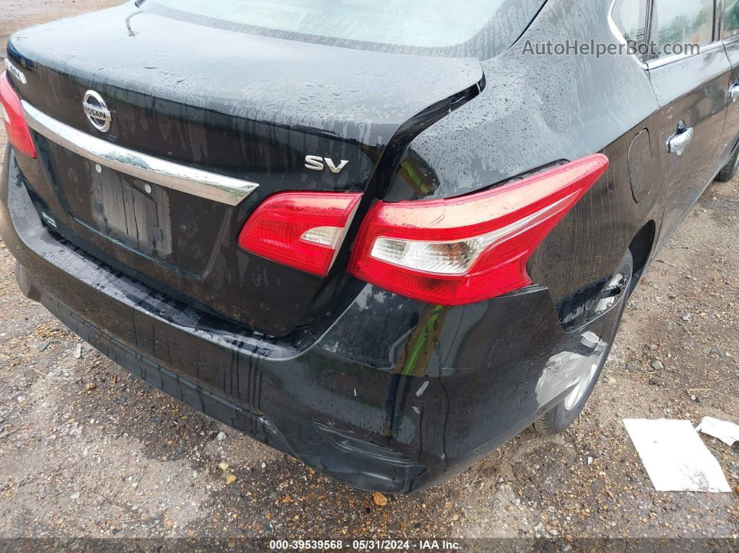 2019 Nissan Sentra Sv Black vin: 3N1AB7AP6KY426824