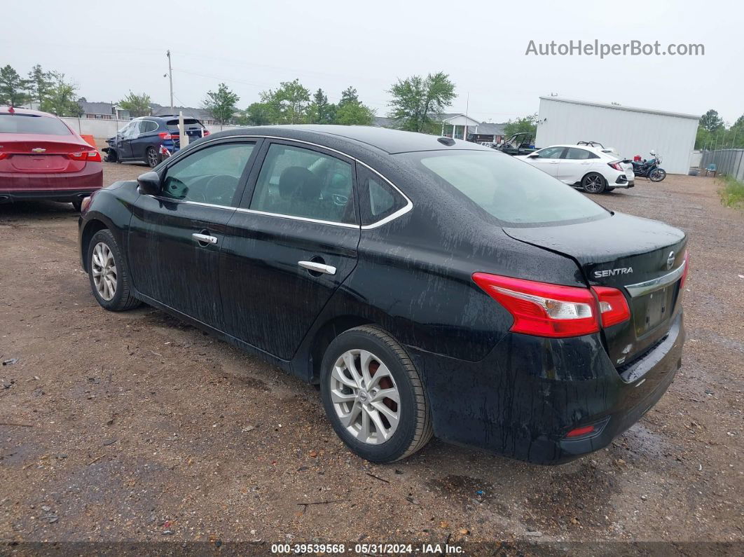 2019 Nissan Sentra Sv Black vin: 3N1AB7AP6KY426824