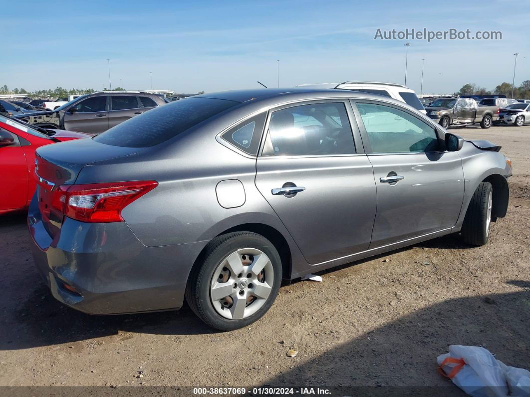 2019 Nissan Sentra S Gray vin: 3N1AB7AP6KY432929