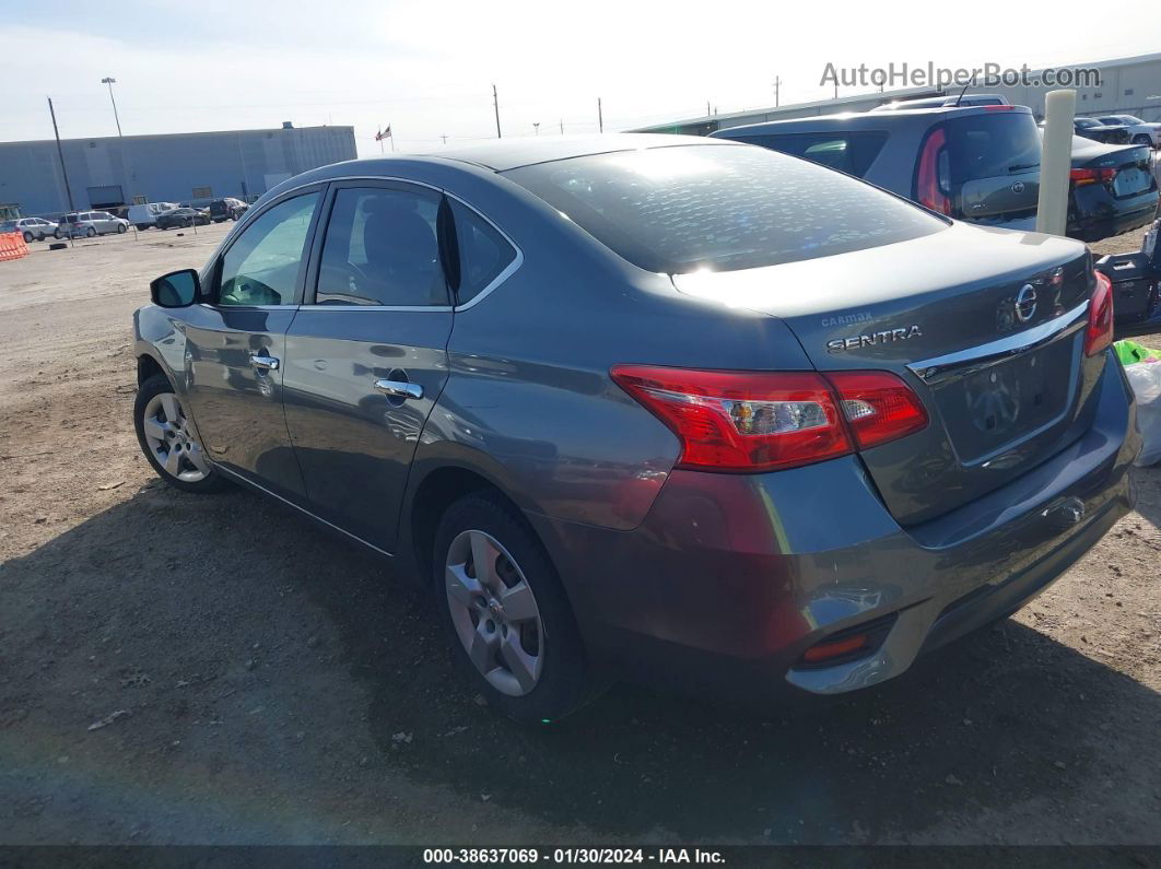 2019 Nissan Sentra S Gray vin: 3N1AB7AP6KY432929