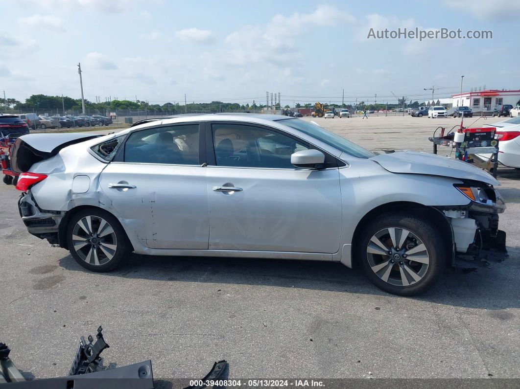 2019 Nissan Sentra Sv Silver vin: 3N1AB7AP6KY443090