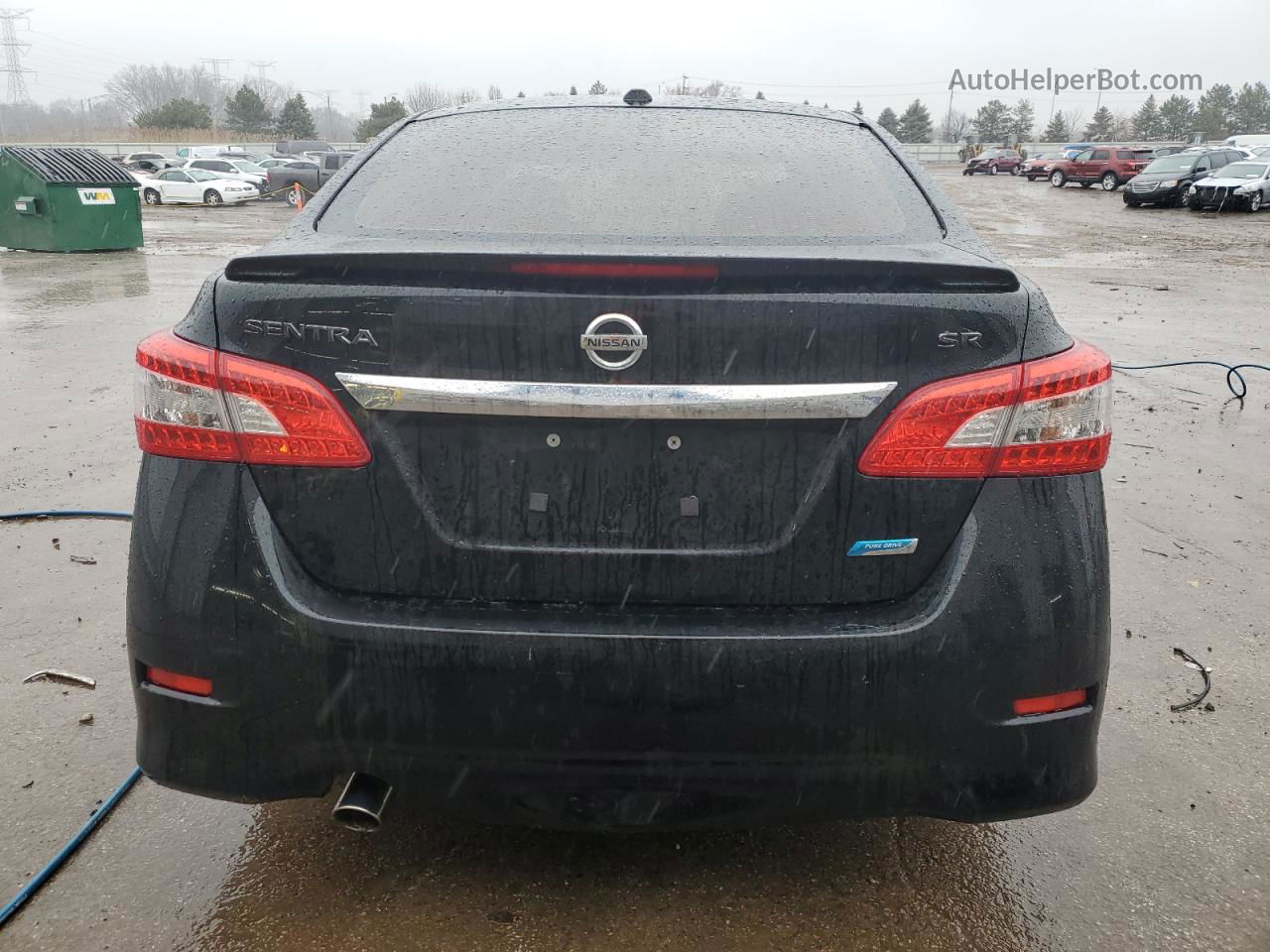 2014 Nissan Sentra S Черный vin: 3N1AB7AP7EL617251