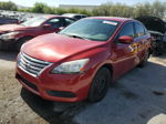 2014 Nissan Sentra S Burgundy vin: 3N1AB7AP7EL626371