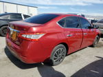 2014 Nissan Sentra S Burgundy vin: 3N1AB7AP7EL626371