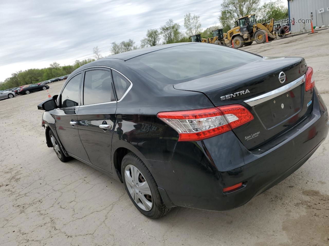 2014 Nissan Sentra S Black vin: 3N1AB7AP7EL676722