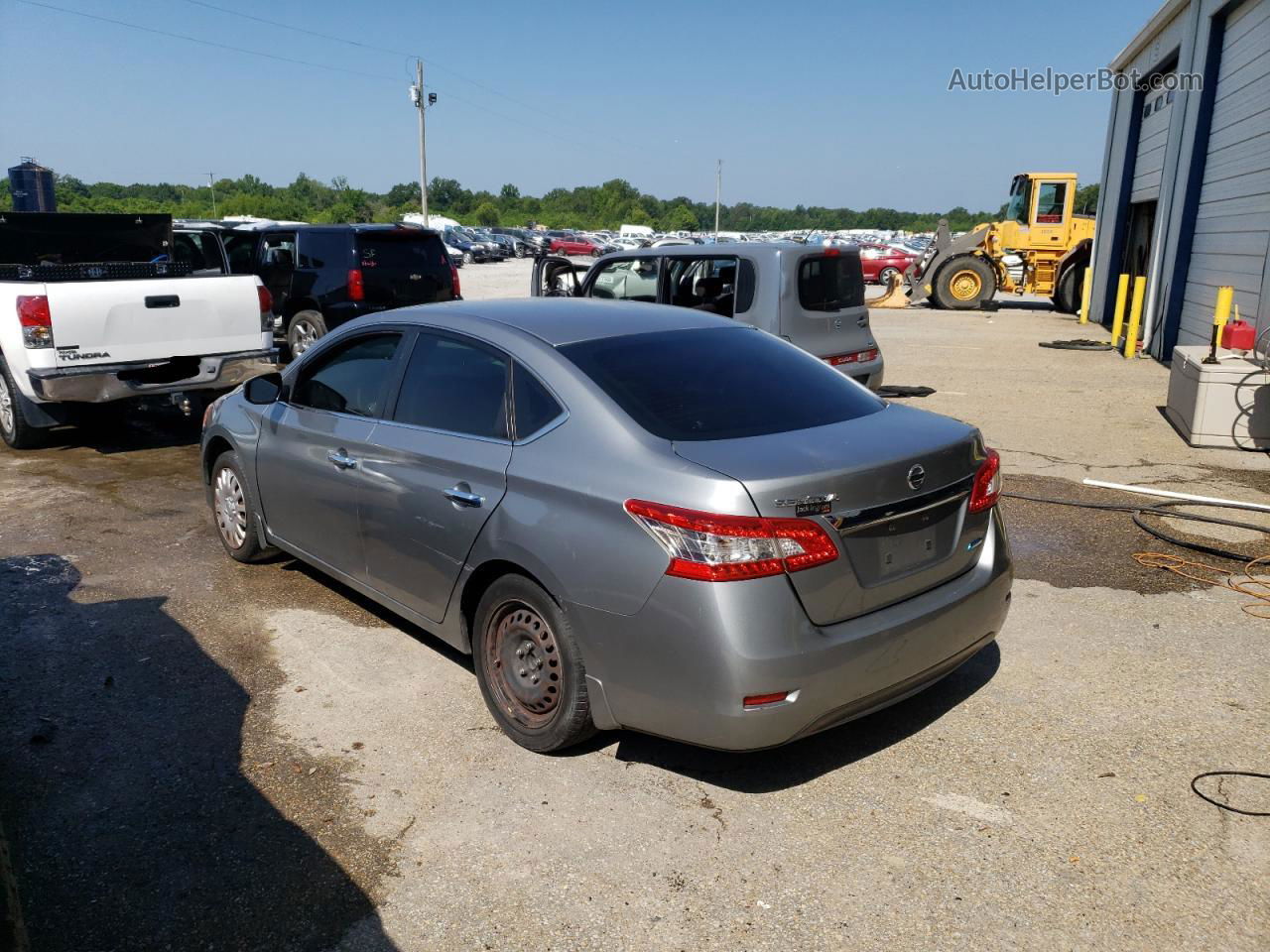 2014 Nissan Sentra S Угольный vin: 3N1AB7AP7EL685999