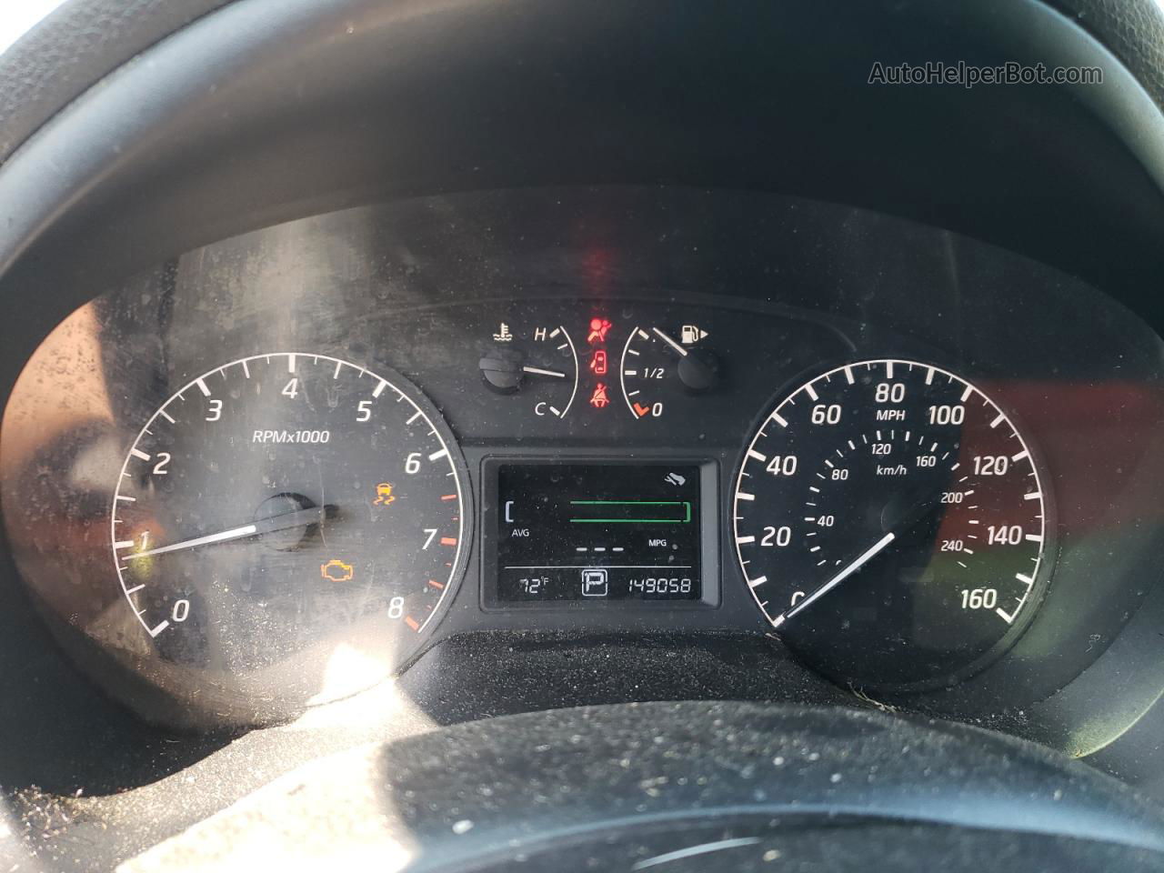 2014 Nissan Sentra S Угольный vin: 3N1AB7AP7EL685999