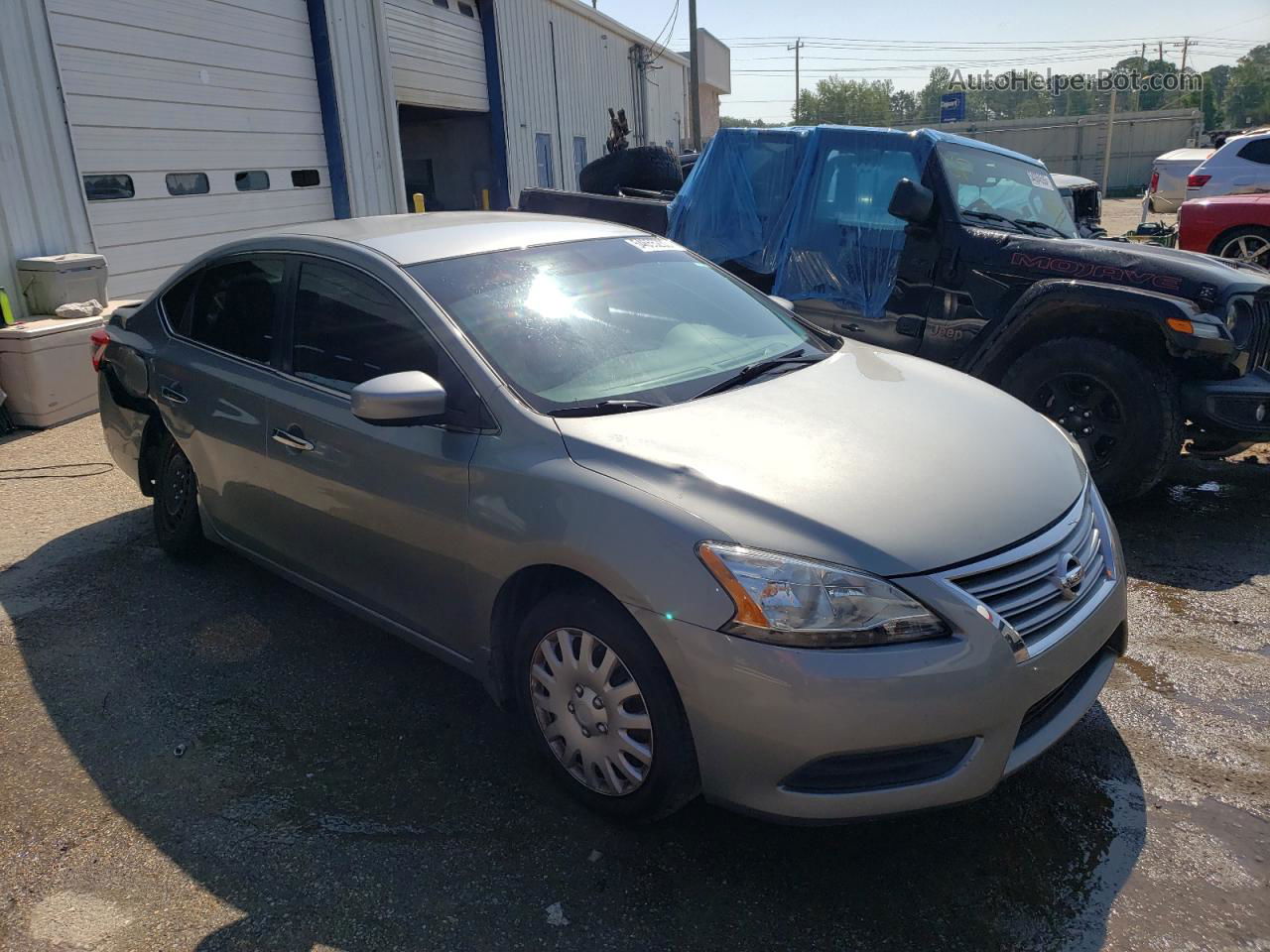 2014 Nissan Sentra S Charcoal vin: 3N1AB7AP7EL685999