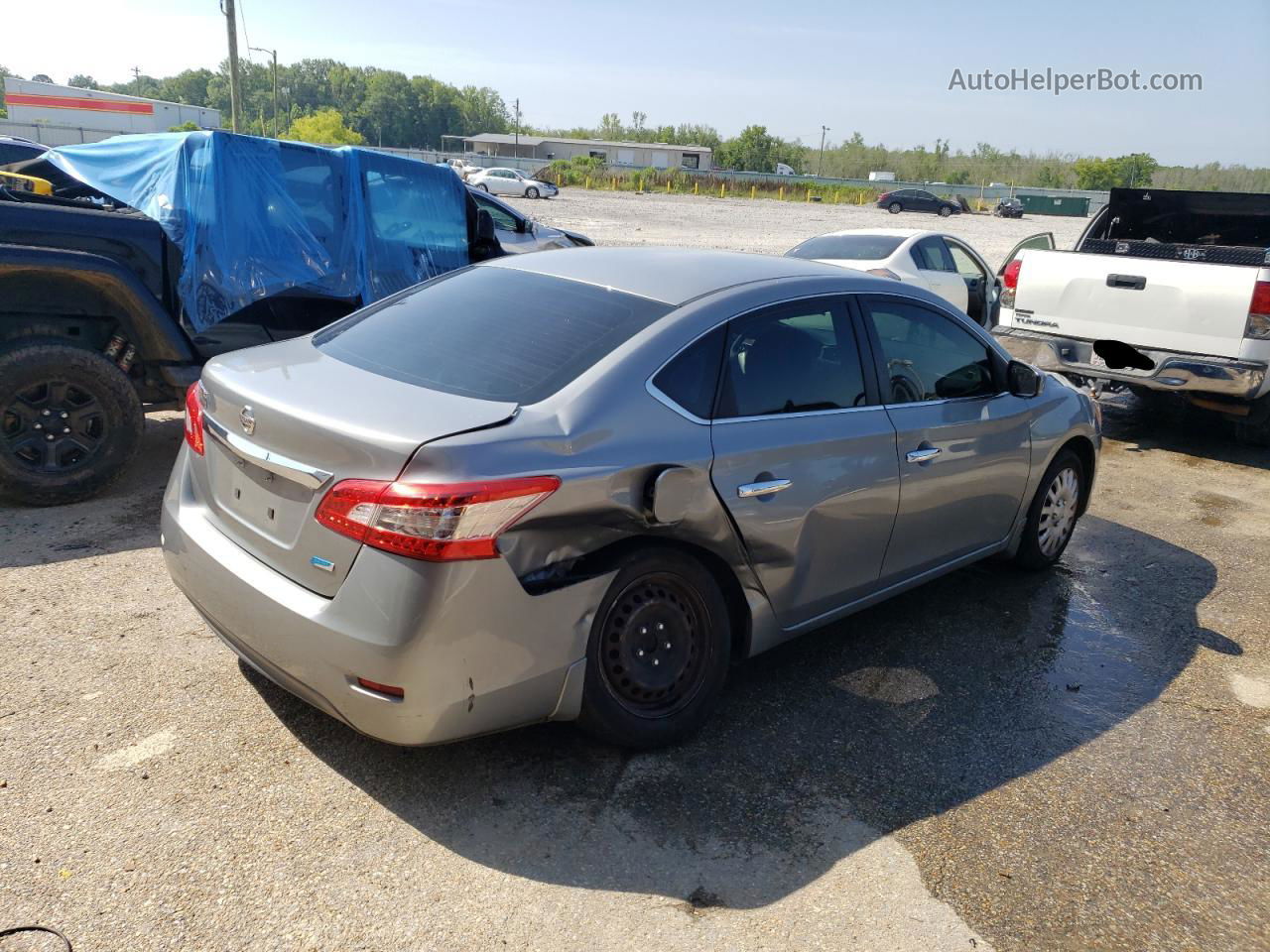 2014 Nissan Sentra S Charcoal vin: 3N1AB7AP7EL685999