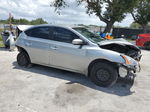 2014 Nissan Sentra S Silver vin: 3N1AB7AP7EY228516