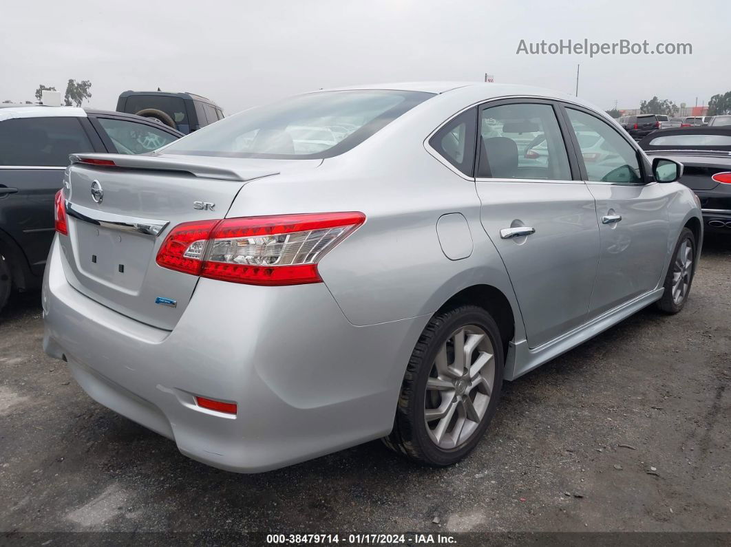 2014 Nissan Sentra Sr Silver vin: 3N1AB7AP7EY251925