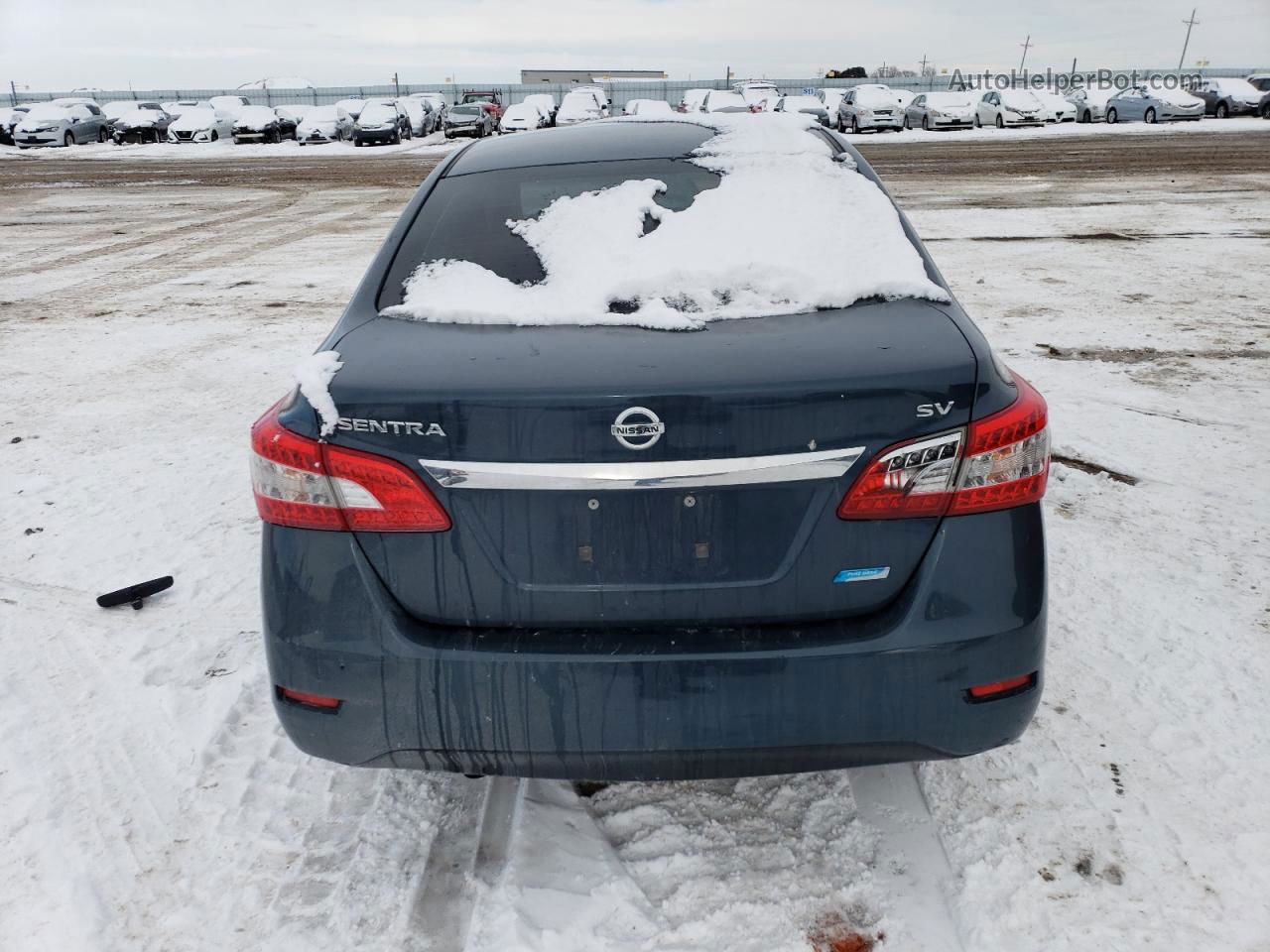 2014 Nissan Sentra S Синий vin: 3N1AB7AP7EY252461