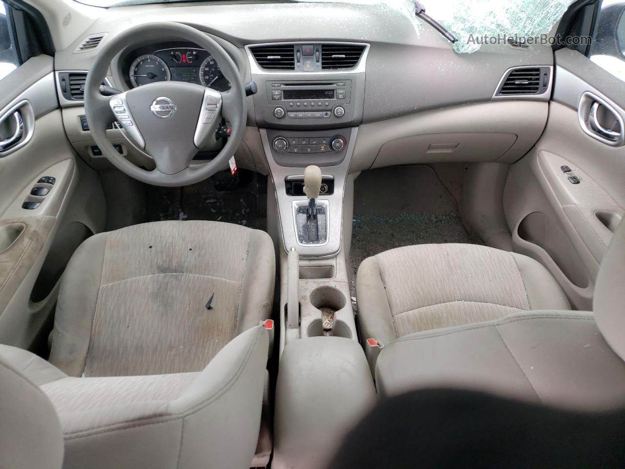 2014 Nissan Sentra S Синий vin: 3N1AB7AP7EY252461