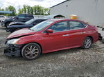 2014 Nissan Sentra S Red vin: 3N1AB7AP7EY254095