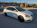 2014 Nissan Sentra S White vin: 3N1AB7AP7EY255926