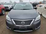 2014 Nissan Sentra S Gray vin: 3N1AB7AP7EY255988