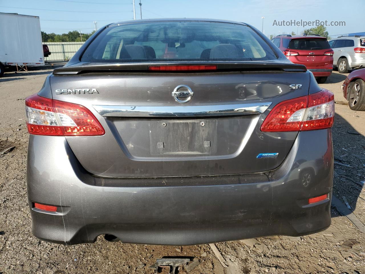 2014 Nissan Sentra S Gray vin: 3N1AB7AP7EY258146