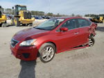 2014 Nissan Sentra S Red vin: 3N1AB7AP7EY258535