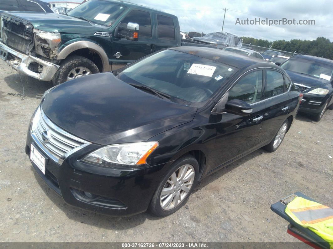 2014 Nissan Sentra Sl Black vin: 3N1AB7AP7EY278896