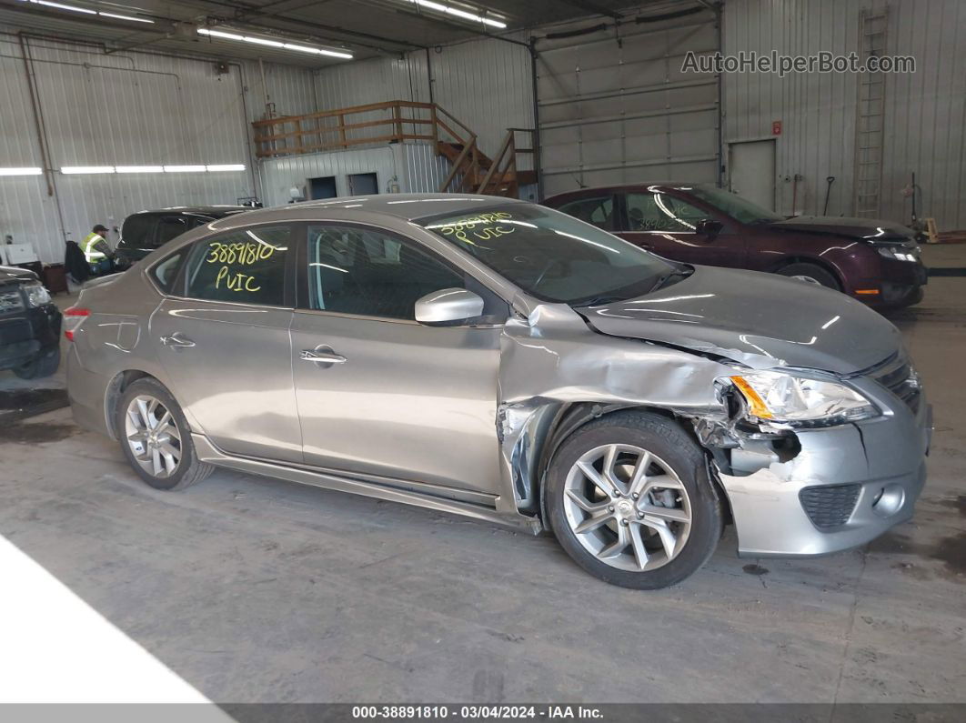 2014 Nissan Sentra Sr Gray vin: 3N1AB7AP7EY281927