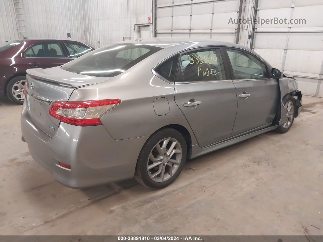 2014 Nissan Sentra Sr Gray vin: 3N1AB7AP7EY281927