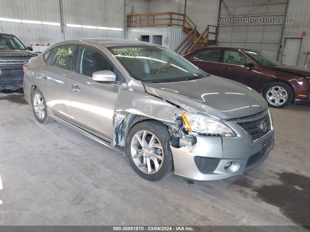 2014 Nissan Sentra Sr Gray vin: 3N1AB7AP7EY281927