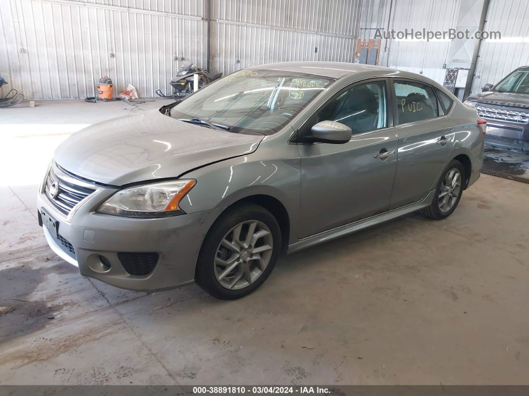 2014 Nissan Sentra Sr Gray vin: 3N1AB7AP7EY281927