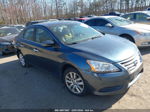 2014 Nissan Sentra Sv Blue vin: 3N1AB7AP7EY294936