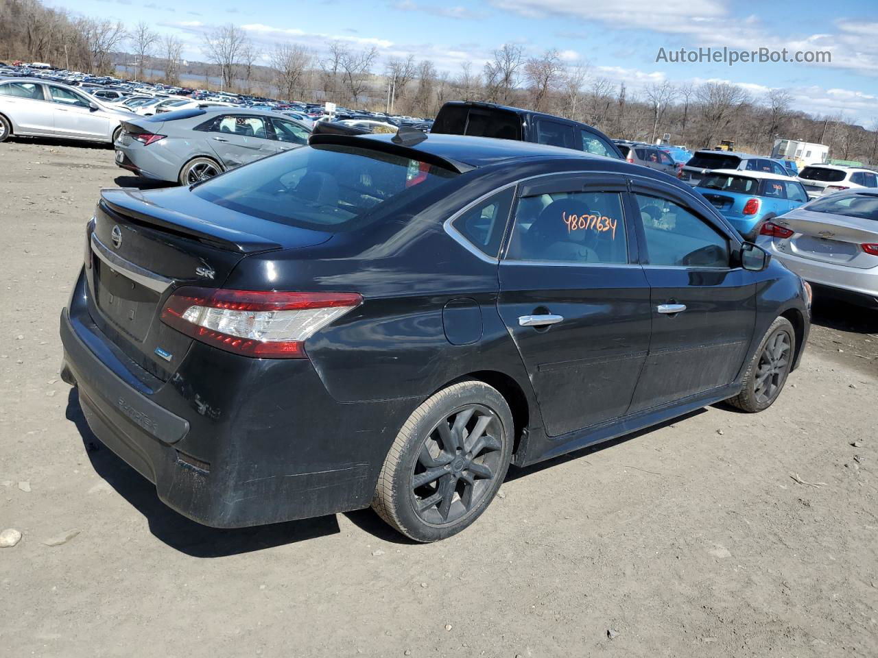 2014 Nissan Sentra S Black vin: 3N1AB7AP7EY296427