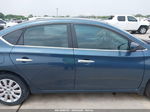 2014 Nissan Sentra Sv Blue vin: 3N1AB7AP7EY301223