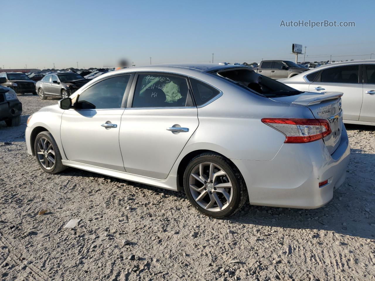 2014 Nissan Sentra S Silver vin: 3N1AB7AP7EY316157