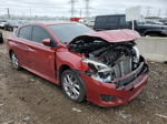 2014 Nissan Sentra S Red vin: 3N1AB7AP7EY319477