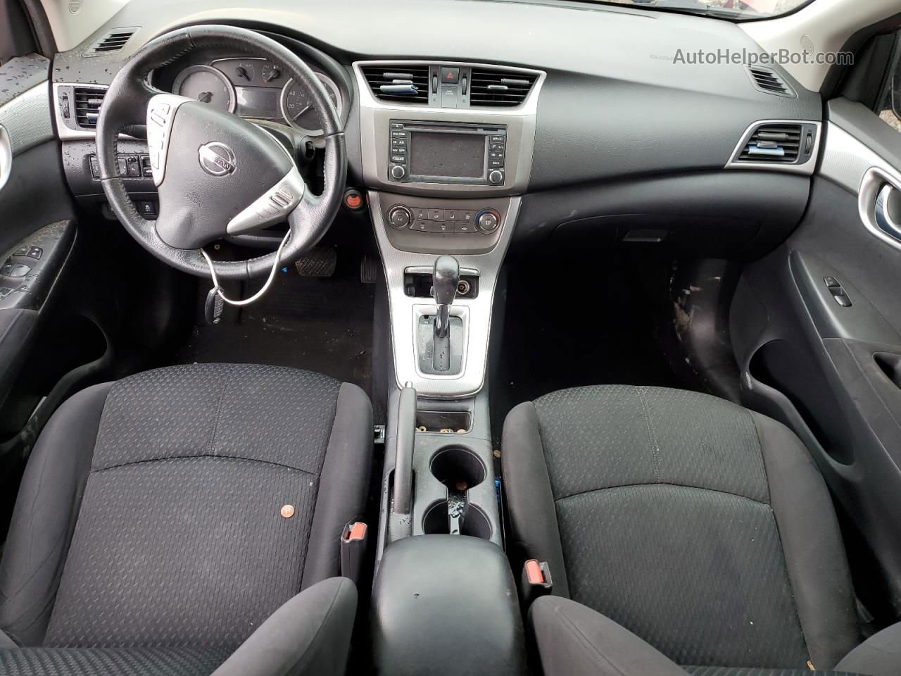 2014 Nissan Sentra S Красный vin: 3N1AB7AP7EY319477