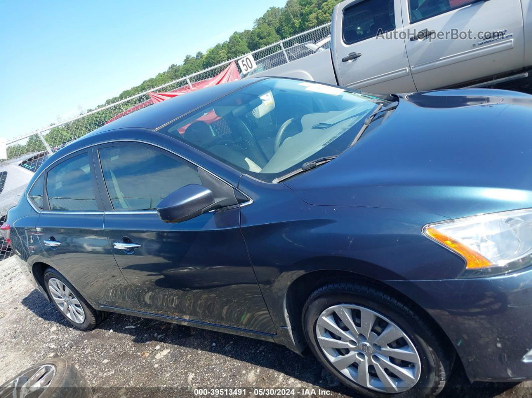 2014 Nissan Sentra Sv Light Blue vin: 3N1AB7AP7EY322167