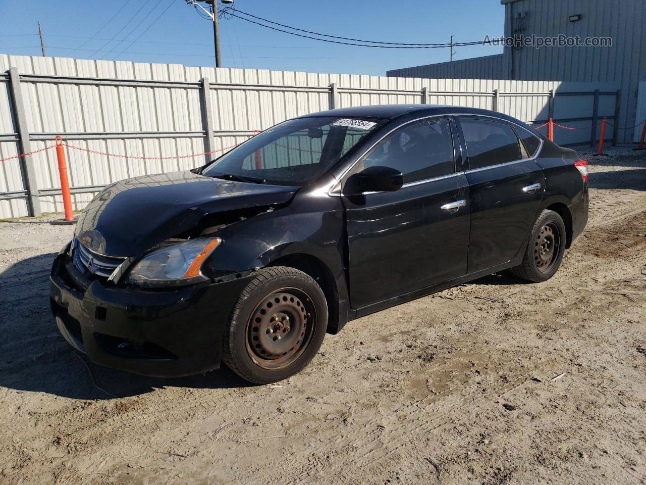 2014 Nissan Sentra S Black vin: 3N1AB7AP7EY326025