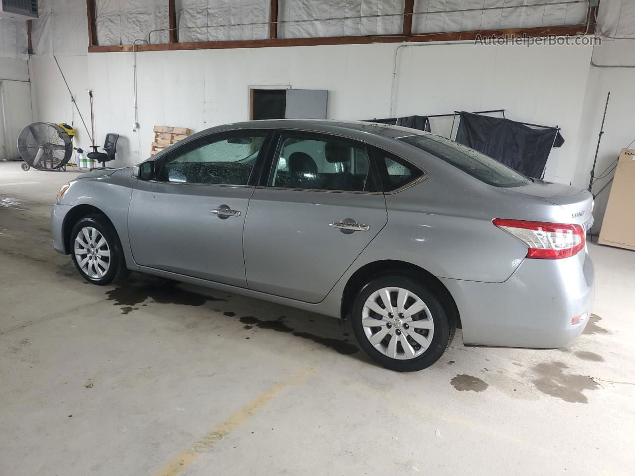 2014 Nissan Sentra S Silver vin: 3N1AB7AP7EY333038