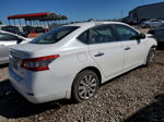 2014 Nissan Sentra S White vin: 3N1AB7AP7EY334898