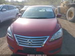 2014 Nissan Sentra Sv Red vin: 3N1AB7AP7EY338045