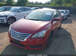 2014 Nissan Sentra Sv Red vin: 3N1AB7AP7EY338045