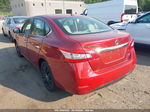 2014 Nissan Sentra Sv Red vin: 3N1AB7AP7EY338045