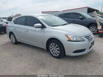 2015 Nissan Sentra Sv Серебряный vin: 3N1AB7AP7FL642149