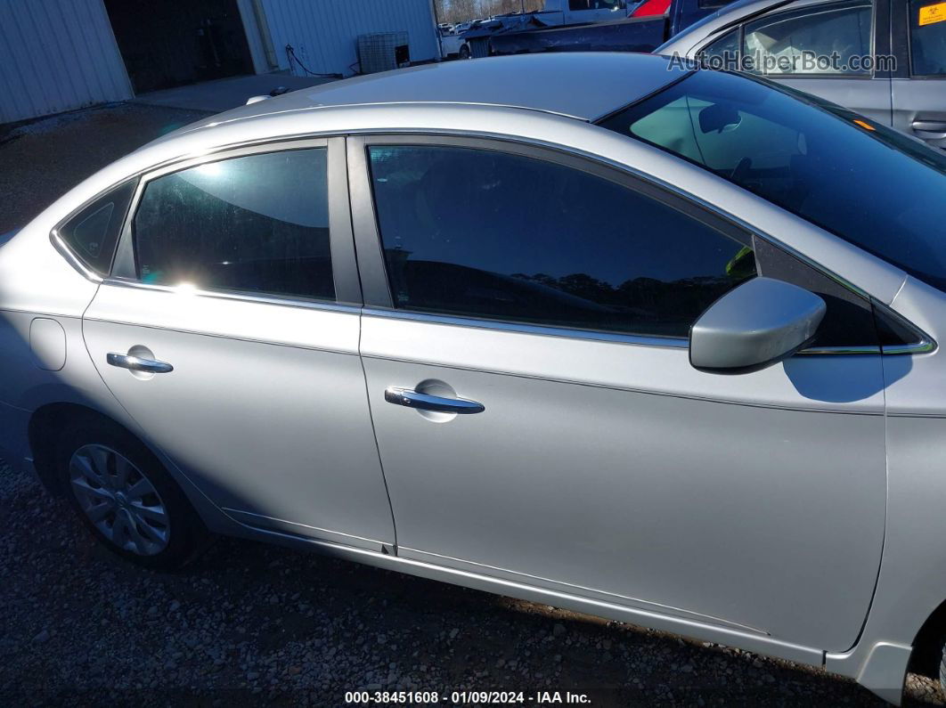 2015 Nissan Sentra Sv Silver vin: 3N1AB7AP7FL644192