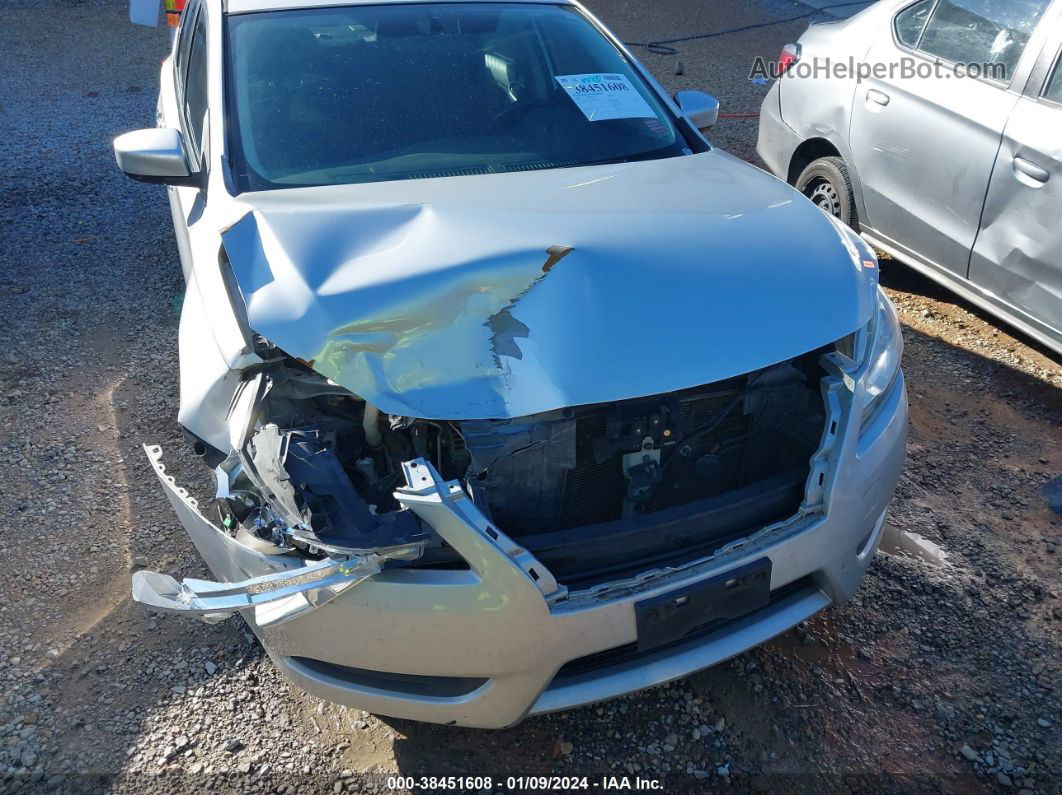 2015 Nissan Sentra Sv Silver vin: 3N1AB7AP7FL644192