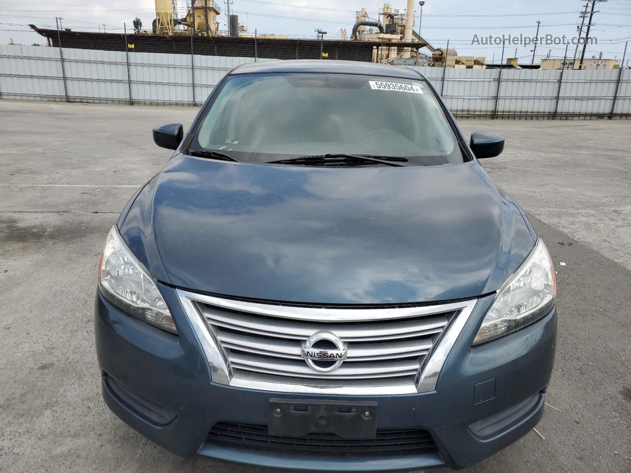 2015 Nissan Sentra S Blue vin: 3N1AB7AP7FL688726