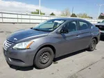 2015 Nissan Sentra S Gray vin: 3N1AB7AP7FY237086