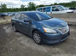 2015 Nissan Sentra S Teal vin: 3N1AB7AP7FY248945