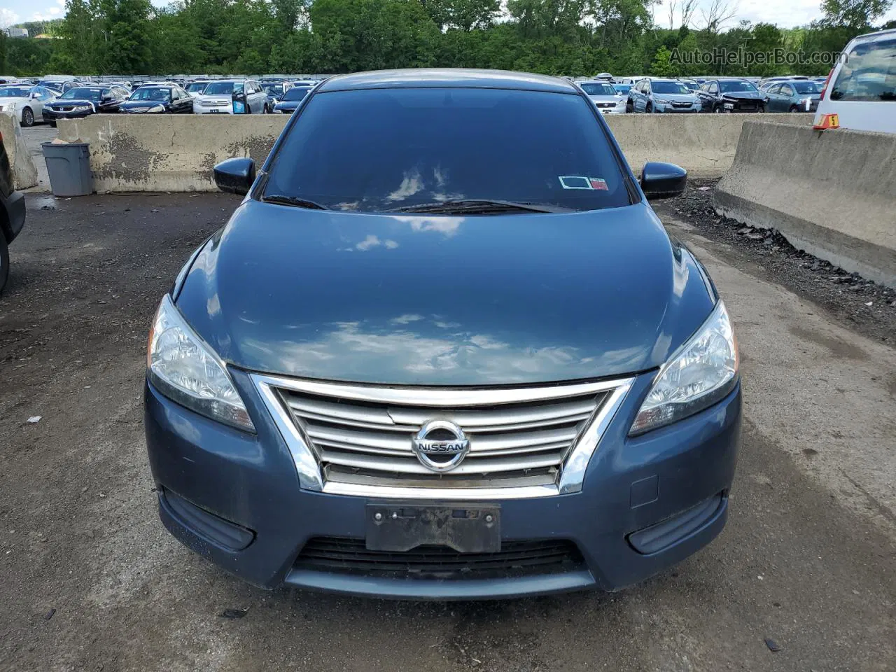 2015 Nissan Sentra S Бирюзовый vin: 3N1AB7AP7FY248945