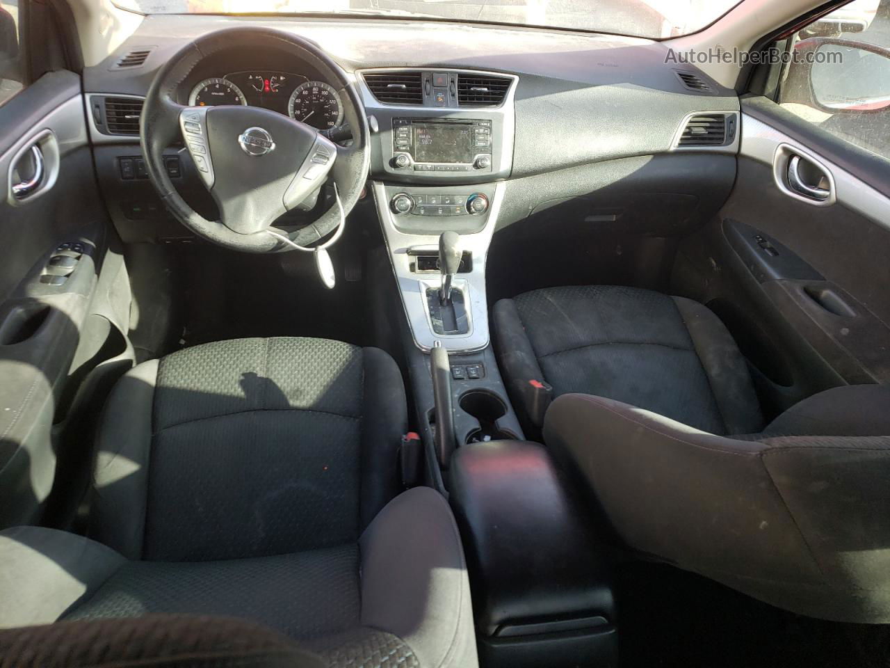 2015 Nissan Sentra S Красный vin: 3N1AB7AP7FY262649