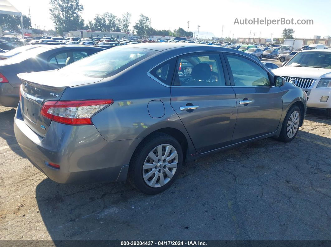 2015 Nissan Sentra Fe+ S Gray vin: 3N1AB7AP7FY288751