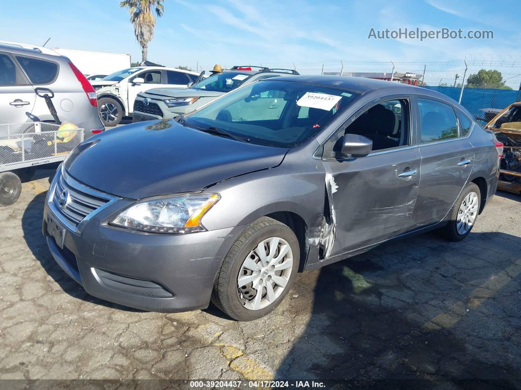 2015 Nissan Sentra Fe+ S Серый vin: 3N1AB7AP7FY288751